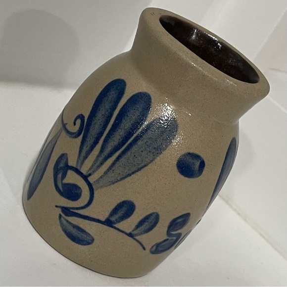 Vintage Beaumont Brothers Pottery BBP Small Salt Glazed Jar Crock Vase Stoneware - Picture 2 of 7